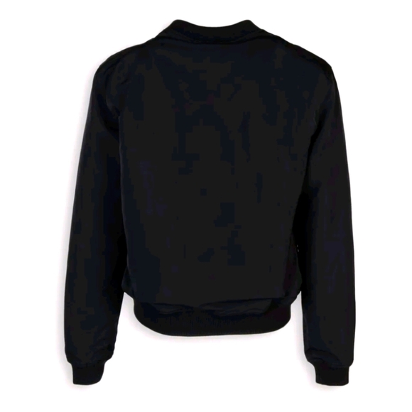 RRP €180 Designer KENGSTAR Bomber Jacket US2 XS Black Floral Pattern Full Zip - Picture 3 of 7